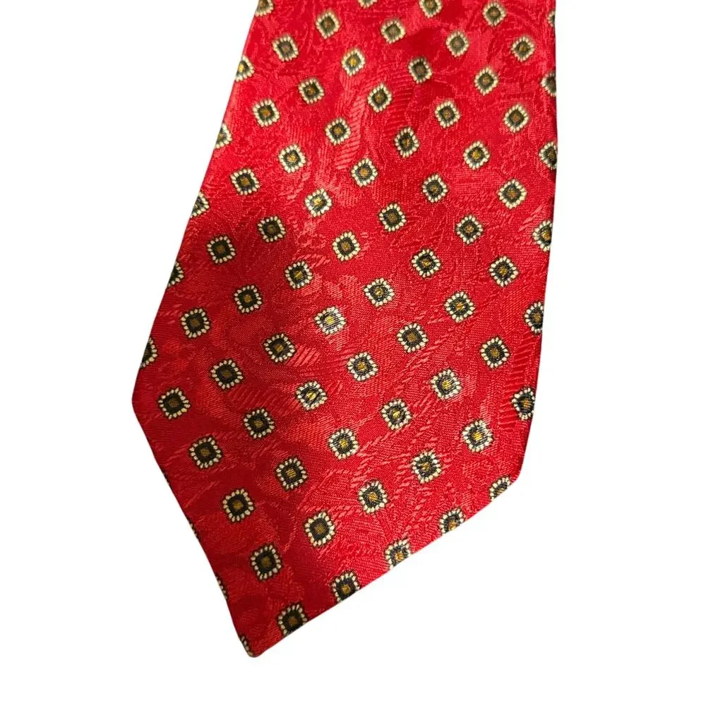 Vintage FloRence Men's Red Patterened Necktie